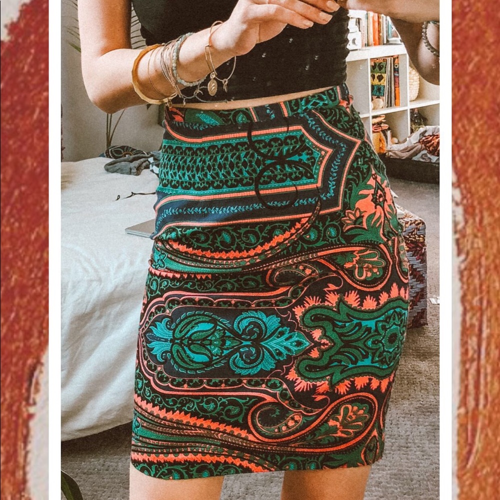 Colorful Mini Skirt